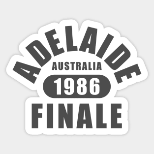 1986 Australian Grand Prix Finale F1 Retro Design Sticker